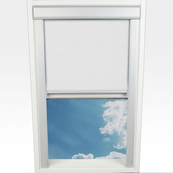 Liedeco Dachfensterrollo Verdunkelung 38,5x54cm weiß