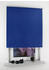Liedeco Seitenzugrollo blickdicht 90x150cm silberfarben-blau