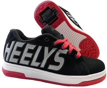 Heelys Split Kinder-Rollschuhe Sneaker Rollen schwarz rot