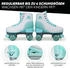 Apollo Disco Roller Disco Time LED weiss mint