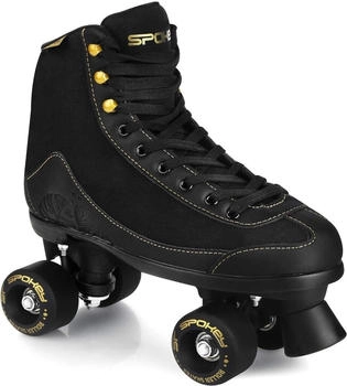 Spokey Ravina Damen Rollschuhe Kugellager ABEC-7 Carbon schwarz