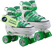 Hudora Rollschuhe "Sneaker" in Gr&uuml;n - ab 5 Jahren - 36-39