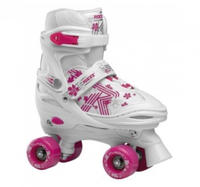 Roces Quaddy Girl 3 White Pink (34-37) weiss