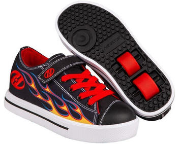 Heelys Snazzy X2 black/yellow/red flame