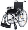 Rollstuhl PYRO LIGHT silber SB 45cm FeBr