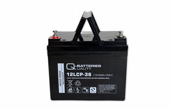 Q-Batteries Ersatz-Akkus für Scooter Centuro S2, 2 x 12V 36Ah Blei AGM