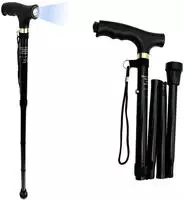 Maximex Spazierstock faltbar mit LED-Licht 30 x 14 x 3,5 cm 9928540500