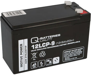 Q-Batteries Q-Batteries 12LCP-9 / 12V - 9Ah Blei Akku Zyklentyp AGM Deep Cycle VRLA
