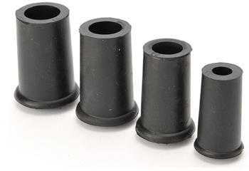 Gastrock Gummipuffer für Schirme und Stöcke schwarz 8 mm