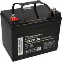 Quality Batteries - Q-batteries 12lcp-36 / 12v - 36ah Blei Akku Zyklentyp Agm -...