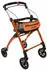 orange: FabaCare Indoor Rollator Jaguar