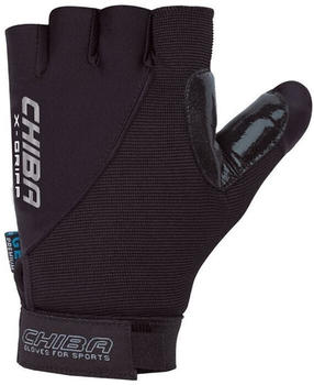 Chiba Argon II Rollstuhlhandschuhe halboffen Gr. M schwarz