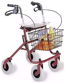Param Rollator Standard mit Korb und Tablett silber Param Rollator Standard mit Korb und Tablett silber