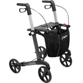 Mobilex Leopard Rollator mit Soft-R&auml;dern anthrazit