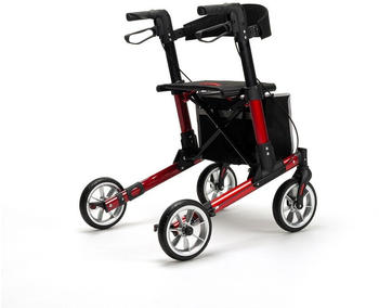 FabaCare Quava Rollator faltbar rot