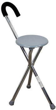 Mobiclinic Aluminium Gehstock mit Sitz grau Mobiclinic Aluminium Gehstock mit Sitz grau
