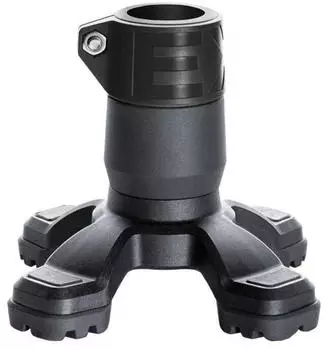 Ossenberg Safety Foot 4-Punkt Gummikapsel 19-20 mm schwarz