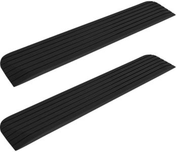 vidaXL Gummi Schwellenrampen 110 x 21 x 2,5 cm (2 Stk.)