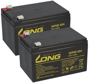 Kung Long Elektromobil Akku 24V 2x 12V 12Ah AGM