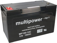 MP100-12C Multipower Bleiakku 12 Volt, 100Ah 338x170x212mm
