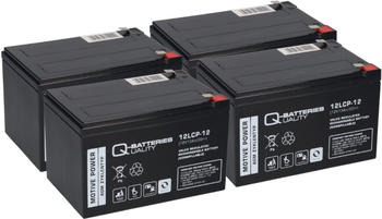 Q-Batteries Akku für Revoluzzer 20 Plus E-Scooter 48V 4x 12LCP-12 12V-13Ah AGM Blei QB