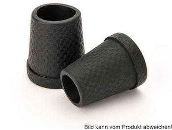 Gastrock Stockkapsel mit Stahleinlage 16 mm Gr. 0 schwarz