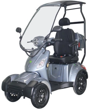 Greenstreet E-Mover Deluxe inkl. Topcase und Dach dunkelgrau