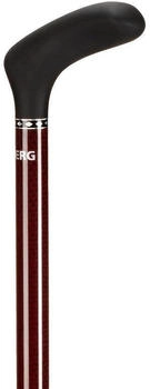 Ossenberg Carbon Gehstock mit Softgriff verstellbar bordeaux