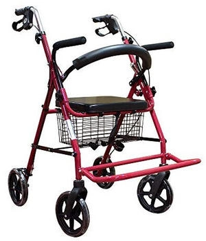 Mobiclinic Pro Colón Rollator mit Sitz bordeaux Mobiclinic Pro Colón Rollator mit Sitz bordeaux