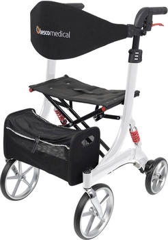Besco Medical Rollator Spring Medium SH 56 cm polarwei&szlig;