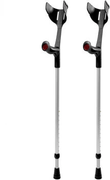 Pulox Magic-Soft Unterarmgehstütze mit Soft-Grip tiefschwarz 2 Stk.