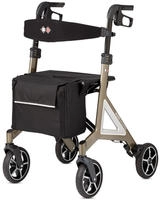 Rollator Bischoff & Bischoff Alevo Country - faltbar - 6,5 kg - Tasche & R&uuml;ckengurt
