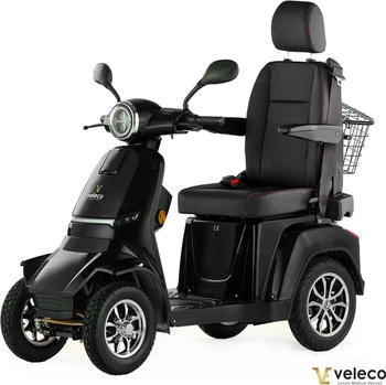 Veleco Gravis Mobilitätsroller mit verstellbarem Kapitänssitz schwarz