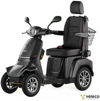Veleco Gravis Mobilitätsroller mit verstellbarem Kapitänssitz grau