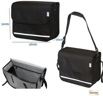 Seniori Flex Rollator-Rollstuhl Tasche schwarz