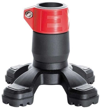 Ossenberg Safety Foot 4-Punkt Gummikapsel mit Stahleinlage 22-23mm rot