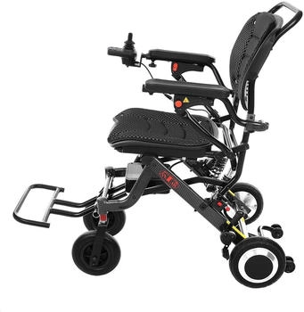 Antar Elektromobil Elektro Carbon Faltrollstuhl Leicht Rollstuhl Rollator bis 120 kg, carbon10A