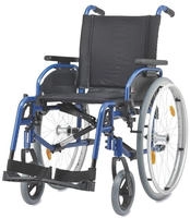 Rollstuhl Bischoff & Bischoff Pyro Start Plus 14 kg leicht, ohne TB, 37 cm Blau 1 St