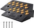 VEVOR 2xSchwellenrampe Auffahrrampe Gummirampe Bordsteinrampe 48,3x33x12,7cm 15T