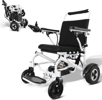 VEVOR Faltbarer Elektrorollstuhl medizinischer Roller 136,08kg Sitzbreite 508mm