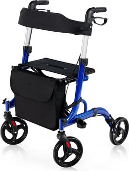 Costway Outdoor Aluminium Rollator faltbar