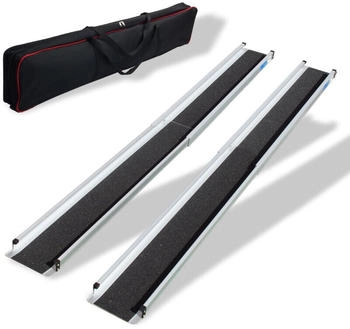 Trutzholm Teleskoprampe 135-244 cm grau schwarz (2 Stk.)