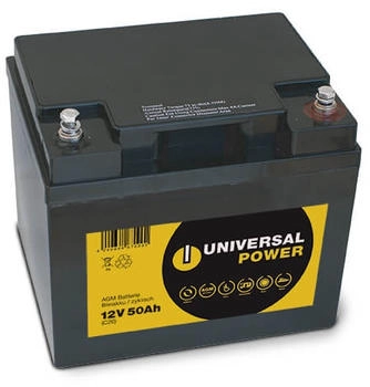 Universal Power AGM UPC12-50 12V 50Ah (C20) AGM Batterie Bleiakku für E-Mobile zyklenfest