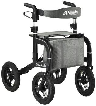 FabaCare Puma Air Outdoor-Rollator mit Luftbereifung matt-schwarz