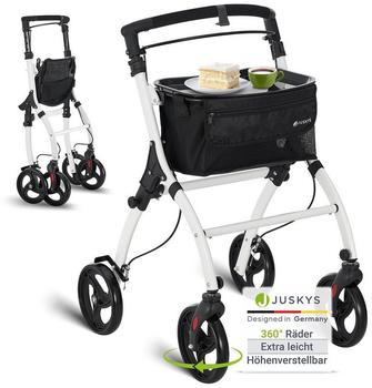 Juskys Indoor Rollator Aktiv weiß
