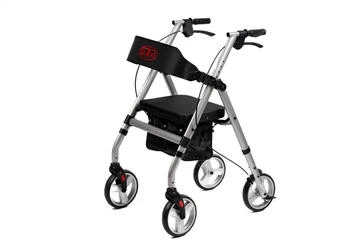 Antar Rollator Aluminium silber Sitzbreite 42 cm!