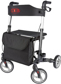 Antar Leichtgewicht-Rollator Premium Aluminium mit Rückengurt und Tasche AT51006 6571964