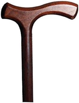 Queraltó Gehstock braun mit T-Griff aus Buchenholz