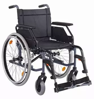 Dietz Leichtgewichtrollstuhl CANEO B mit Kombiarmlehnen PU anthrazit SB 48 cm