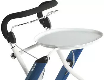 Trust Care Tablett für Indoor Rollator Let's Go weiß